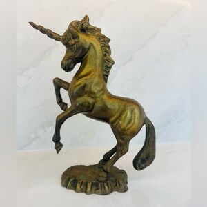 Solid Brass Unicorn Statue